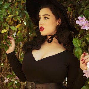 Black Marilyn Swing Dress